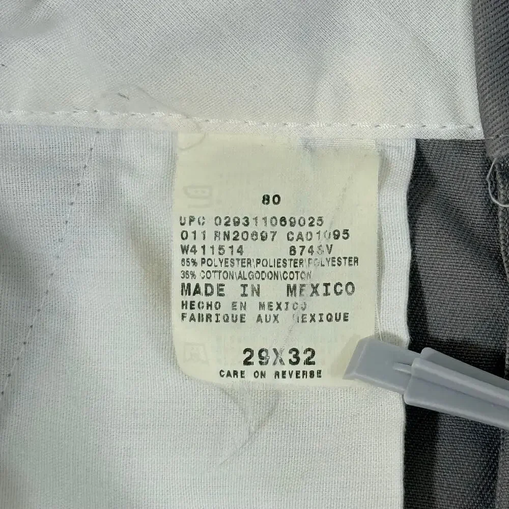 Dickies 874 Original Fit Work Pants Men 29x32 Gray Twill Skater Streetwear